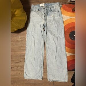 H&M Baggy Wide Loose Fit Low Waist - S/EUR34